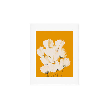 Flowers In Tangerine Art Print Gallery Image 4