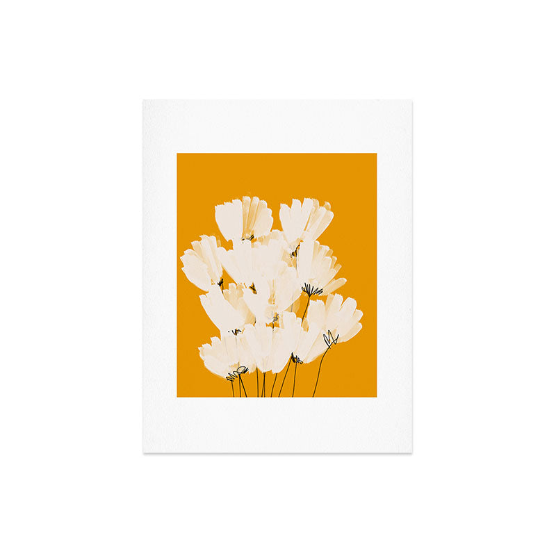 Flowers In Tangerine Art Print Gallery Image 8