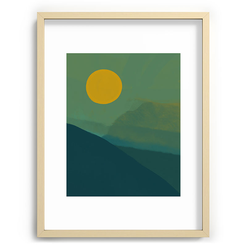 The Hills Felt Green That Evening Framed Art Print Gallery Image 99