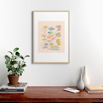 You have more impact than you know Framed Art Print Gallery Image 20