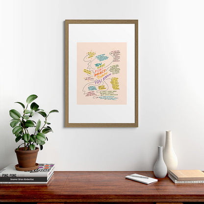 You have more impact than you know Framed Art Print Gallery Image 41