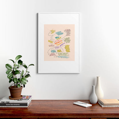 You have more impact than you know Framed Art Print Gallery Image 27