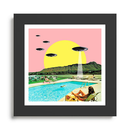 Invasion on vacation (Square) Framed Art Print Gallery Image 46