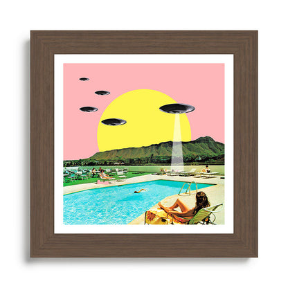 Invasion on vacation (Square) Framed Art Print Gallery Image 57