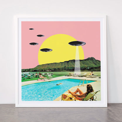 Invasion on vacation (Square) Framed Art Print Gallery Image 87