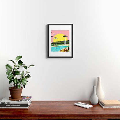 Invasion on vacation (Square) Framed Art Print Gallery Image 4