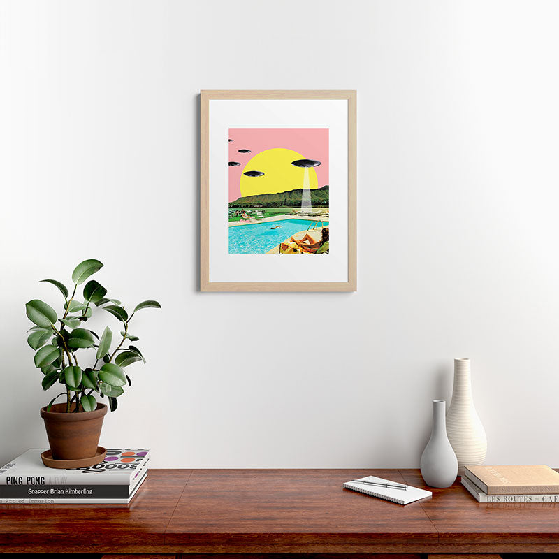 Invasion on vacation (Square) Framed Art Print Gallery Image 64