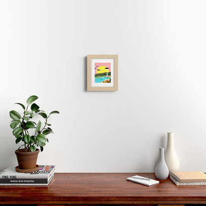 Invasion on vacation (Square) Framed Art Print Gallery Image 59