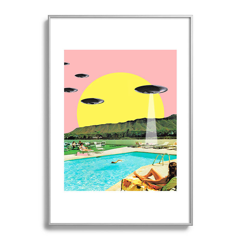 Invasion on vacation (Square) Framed Art Print Gallery Image 132