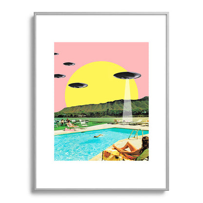 Invasion on vacation (Square) Framed Art Print Gallery Image 134