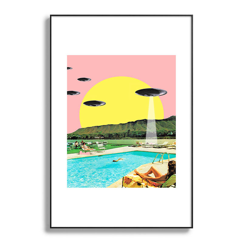 Invasion on vacation (Square) Framed Art Print Gallery Image 119