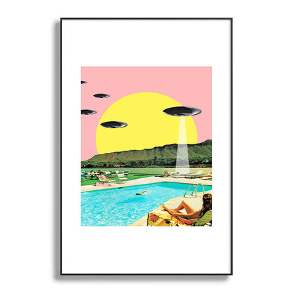 Invasion on vacation (Square) Framed Art Print Gallery Image 119