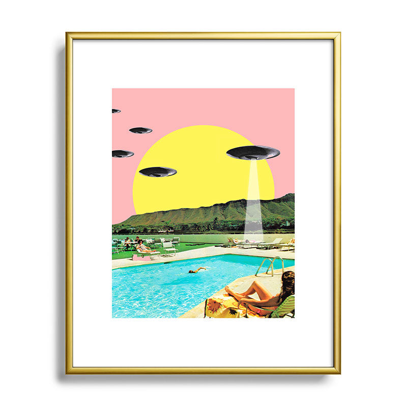 Invasion on vacation (Square) Framed Art Print Gallery Image 120