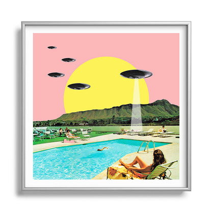 Invasion on vacation (Square) Framed Art Print Gallery Image 140
