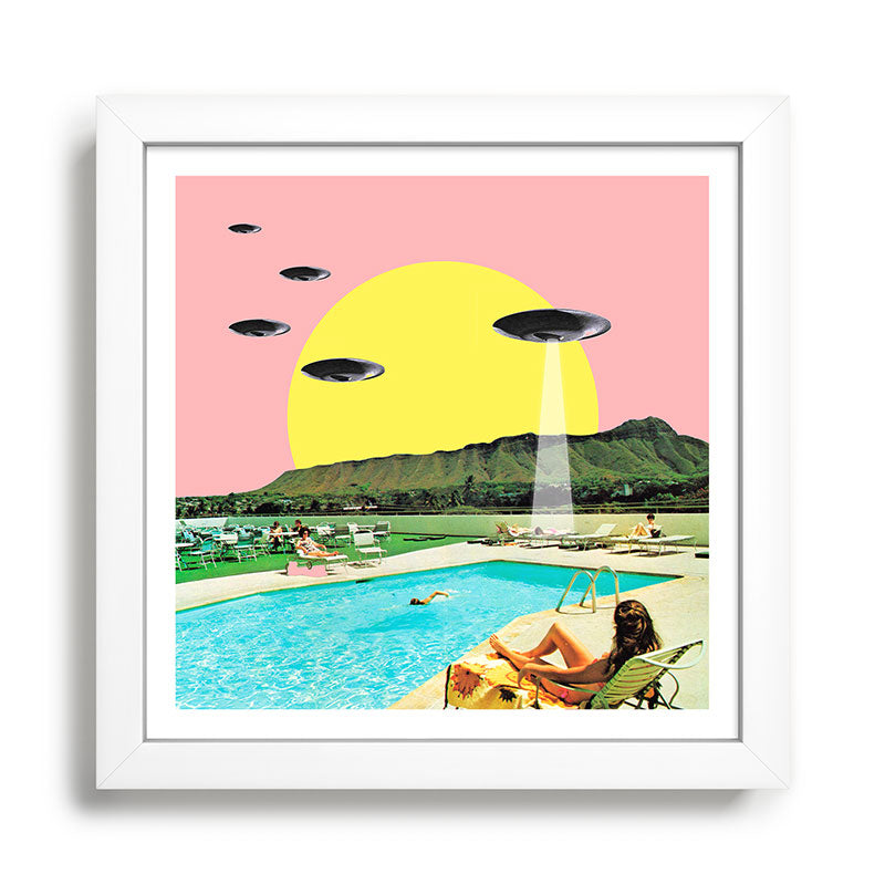 Invasion on vacation (Square) Framed Art Print Gallery Image 35
