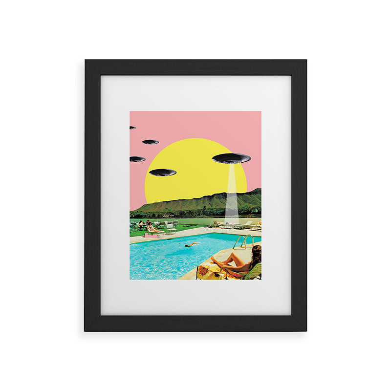 Invasion on vacation (Square) Framed Art Print Gallery Image 40