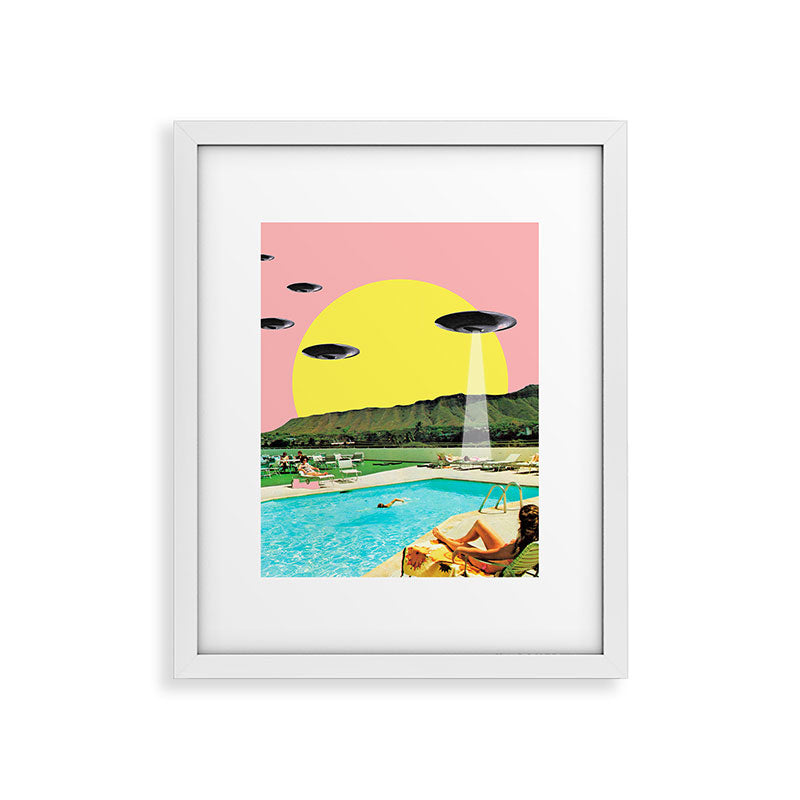 Invasion on vacation (Square) Framed Art Print Gallery Image 36