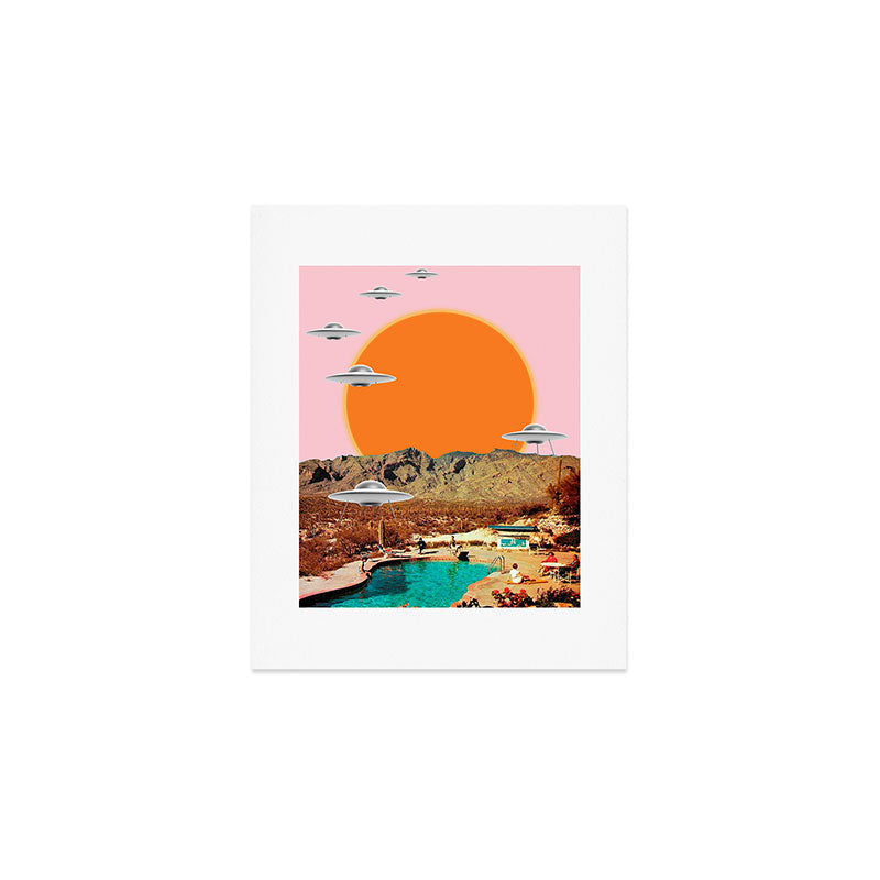 They've arrived! (UFO) Art Print Gallery Image 1