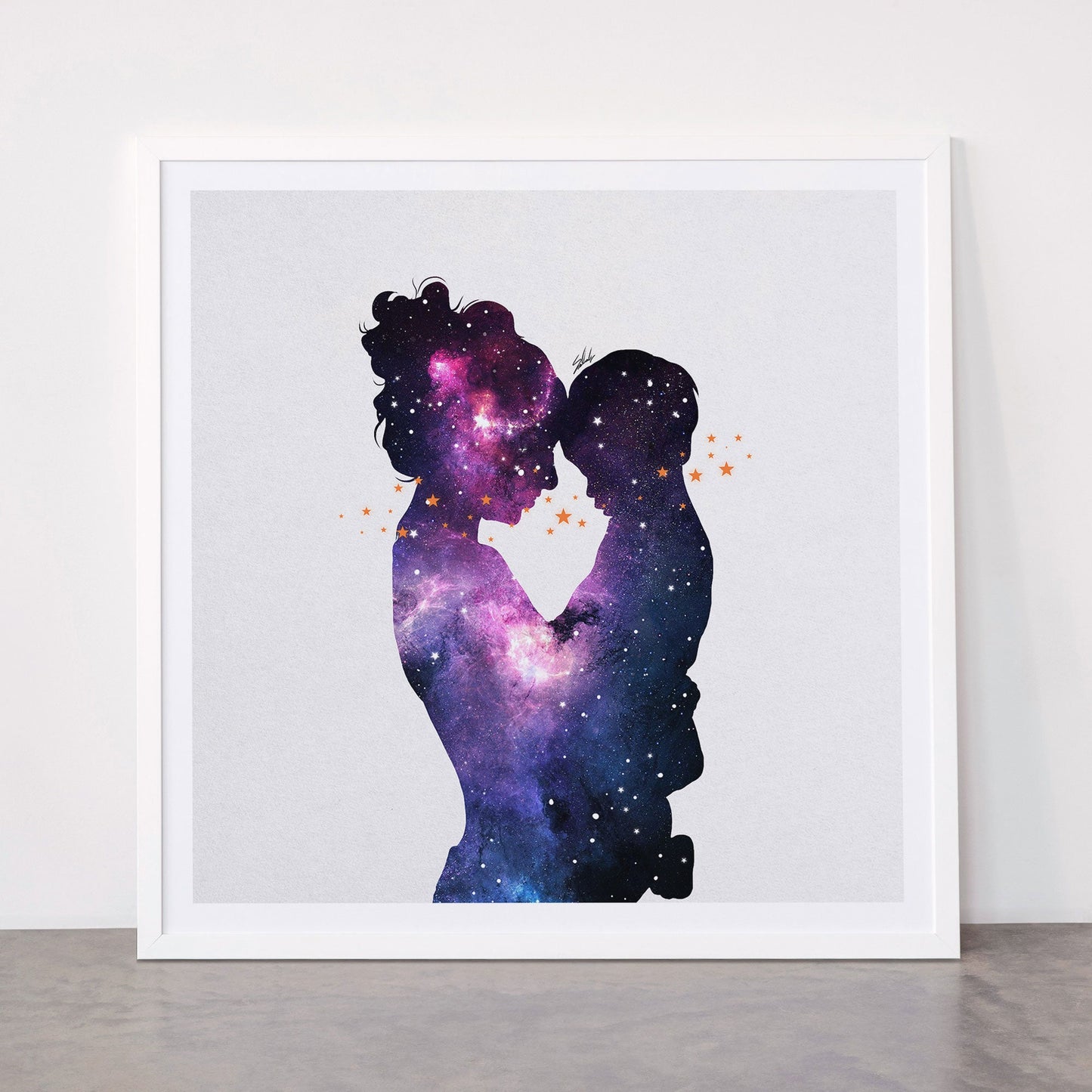 The first love. Framed Art Print Gallery Image 87