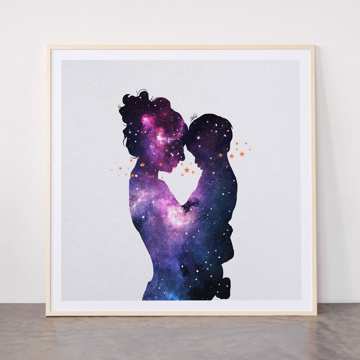 The first love. Framed Art Print Gallery Image 33