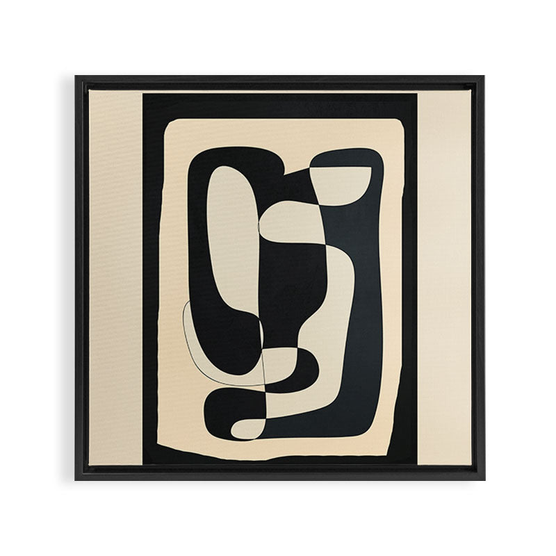 Abstract Geometry 4 Framed Canvas Print Gallery Image 9