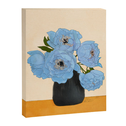 Bouquet Gift Blue Canvas Print Gallery Image 6