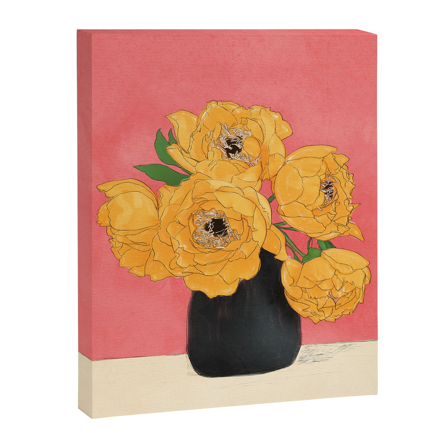 Bouquet Gift Sunny Canvas Print Gallery Image 3