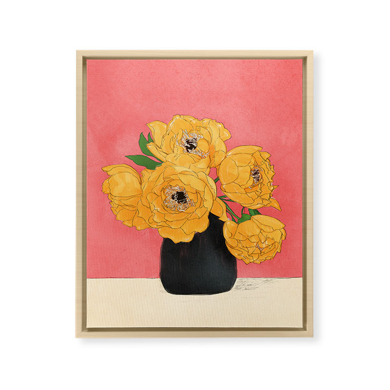 Bouquet Gift Sunny Framed Canvas Print Gallery Image 17