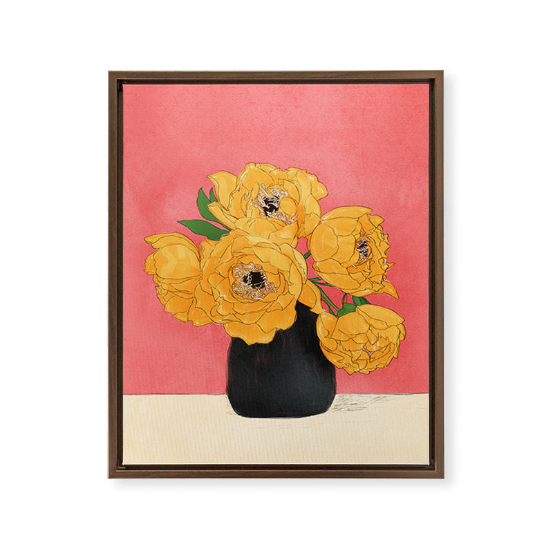 Bouquet Gift Sunny Framed Canvas Print Gallery Image 9