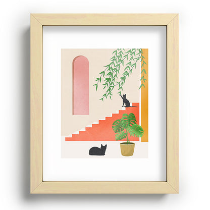 Cat Space II Framed Art Print Gallery Image 70