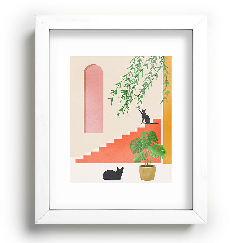 Cat Space II Framed Art Print Gallery Image 76