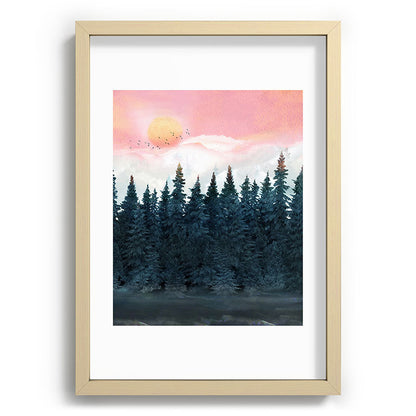 Forest Under the Sunset Framed Art Print Gallery Image 97