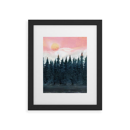 Forest Under the Sunset Framed Art Print Gallery Image 40