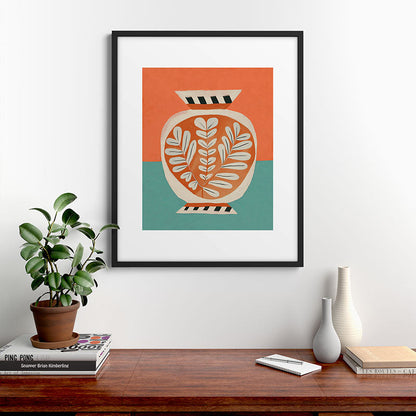 Golden Orchard Vase Framed Art Print Gallery Image 7