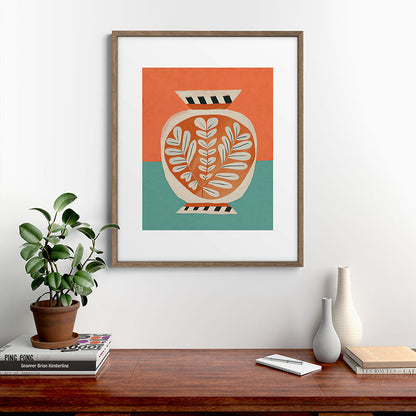 Golden Orchard Vase Framed Art Print Gallery Image 14