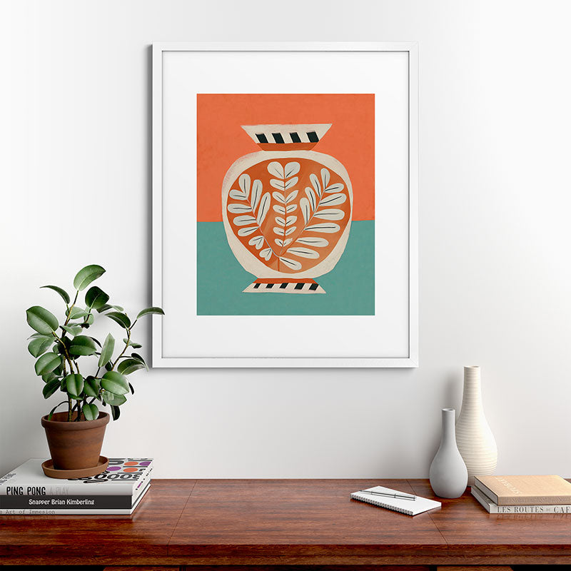 Golden Orchard Vase Framed Art Print Gallery Image 56