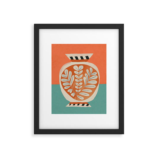 Golden Orchard Vase Framed Art Print Gallery Image 2