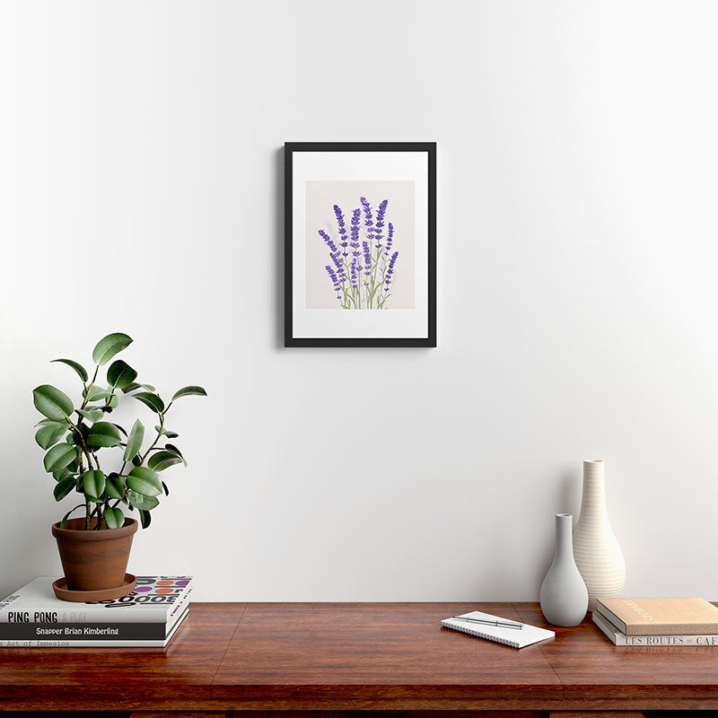 Lavender II Framed Art Print Gallery Image 3