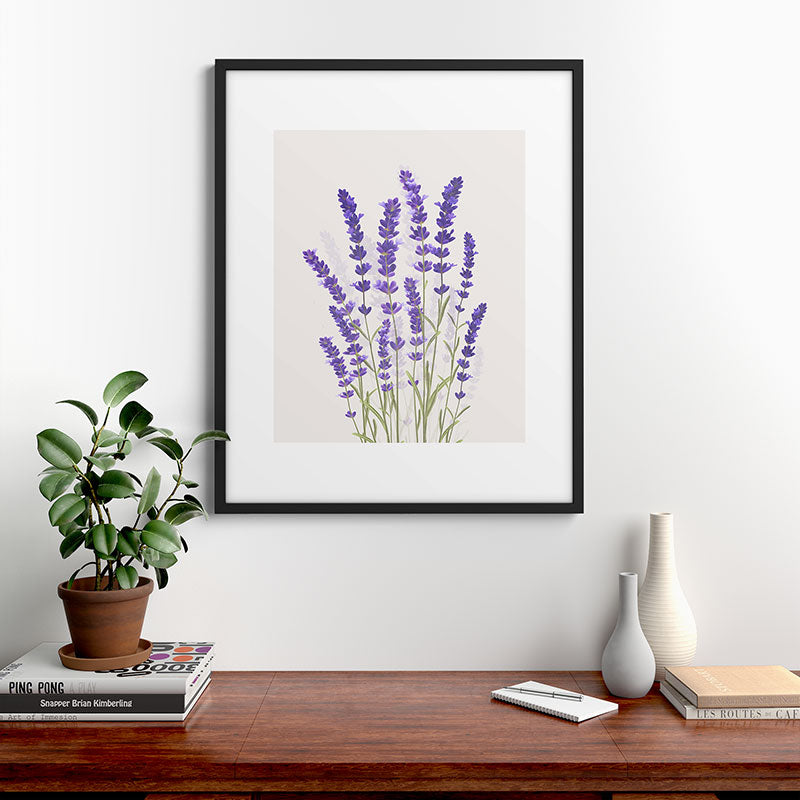 Lavender II Framed Art Print Gallery Image 7