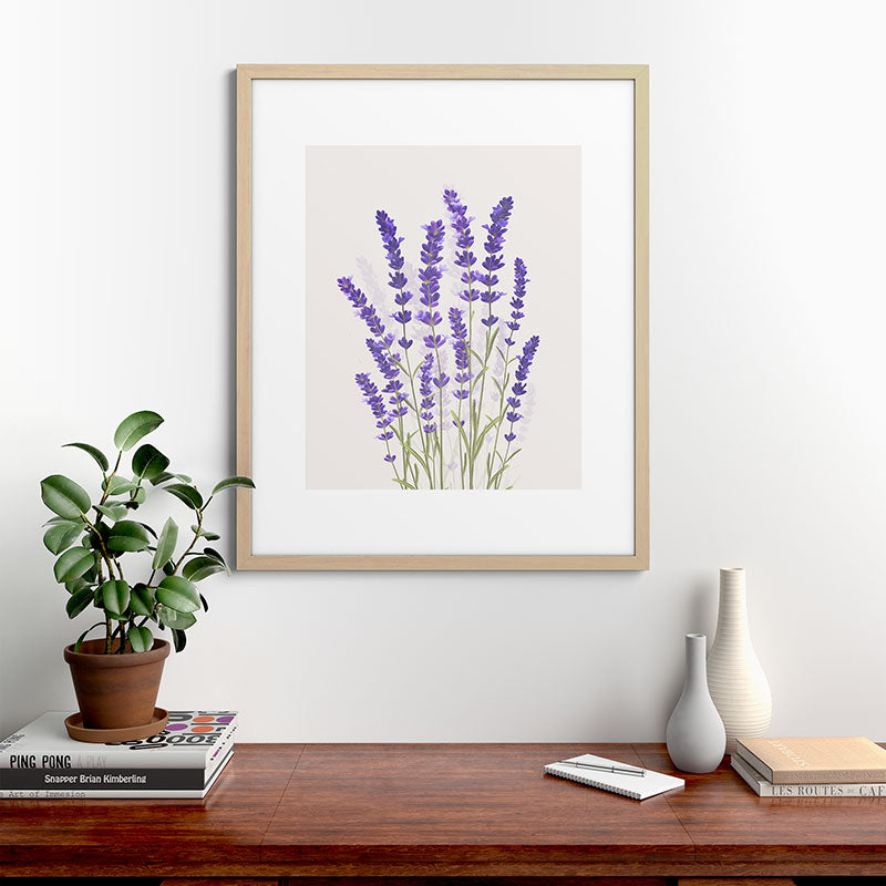Lavender II Framed Art Print Gallery Image 49