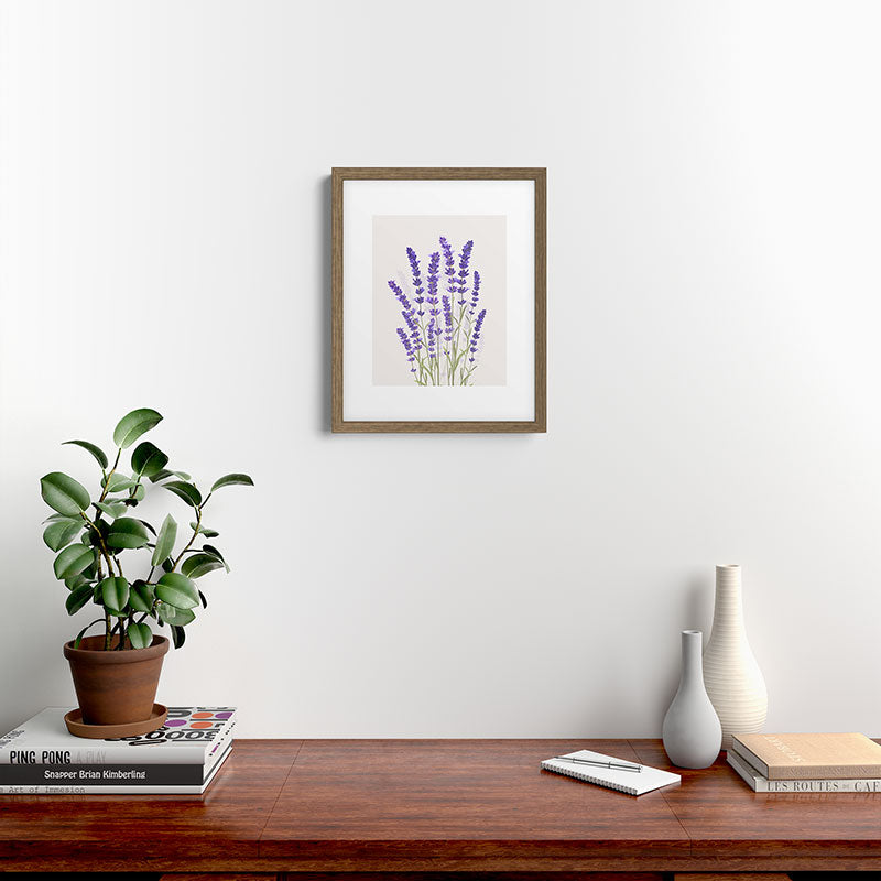 Lavender II Framed Art Print Gallery Image 11
