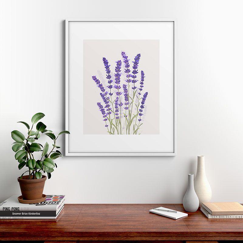 Lavender II Framed Art Print Gallery Image 28