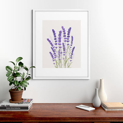 Lavender II Framed Art Print Gallery Image 56