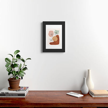 Minimal Abstract Flowers 04 Framed Art Print Gallery Image 31