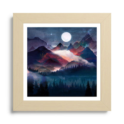 Mountain Lake Under the Stars Framed Art Print Gallery Image 68