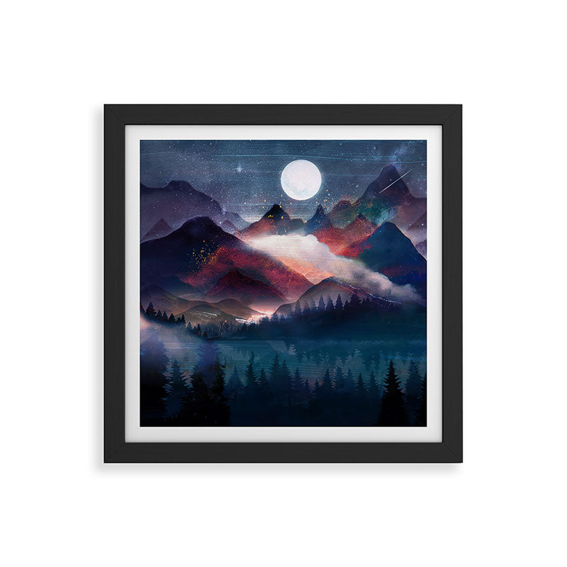 Mountain Lake Under the Stars Framed Art Print Gallery Image 50