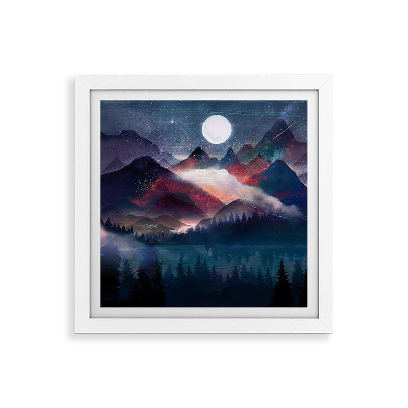 Mountain Lake Under the Stars Framed Art Print Gallery Image 82