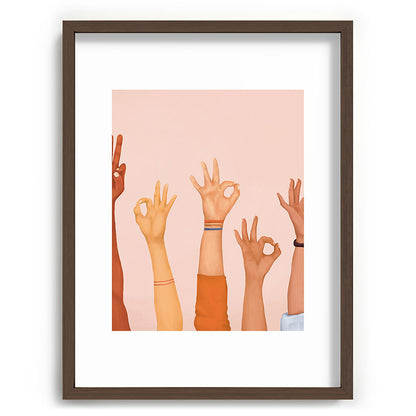 OK Framed Art Print Gallery Image 67