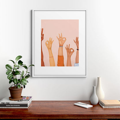 OK Framed Art Print Gallery Image 28