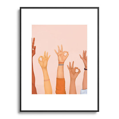 OK Framed Art Print Gallery Image 85
